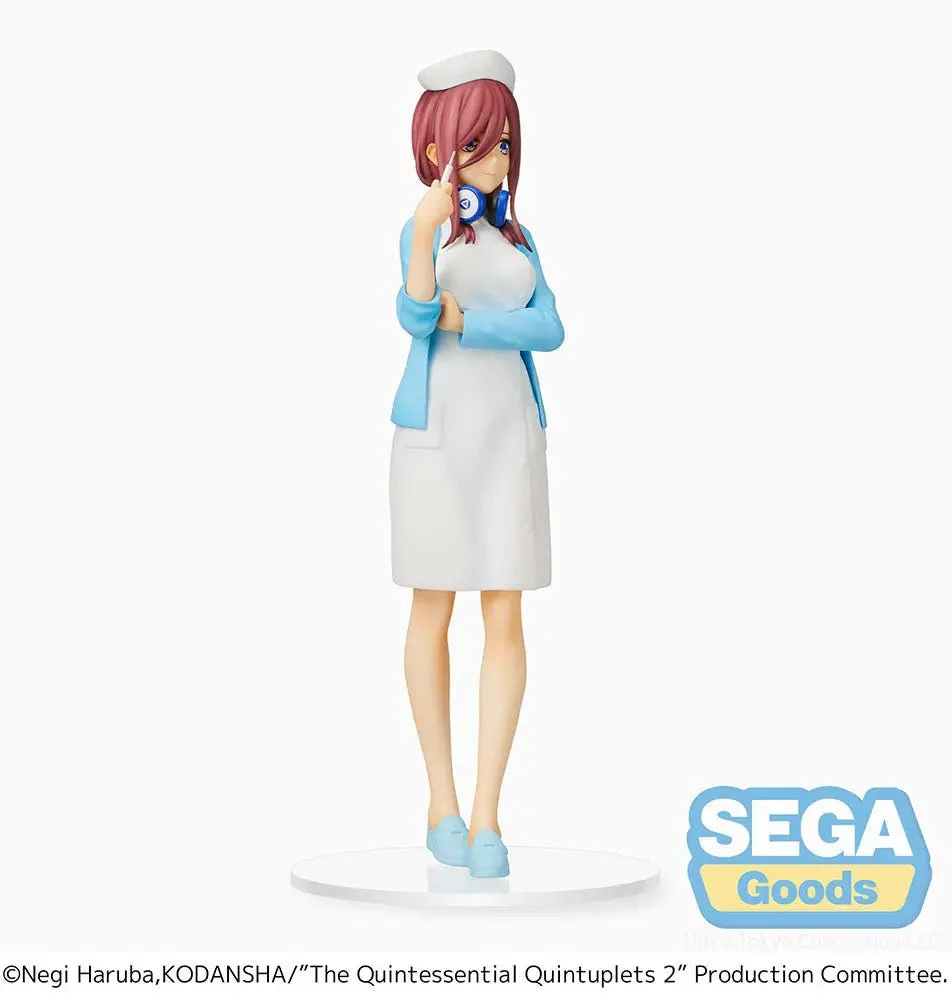 The Quintessential Quintuplets 2 - Miku Nakano (Nurse Ver.) SPM Prize Figure SEGA - Image 2