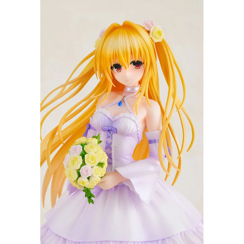 [Pre-order] To LOVE-Ru Darkness - Golden Darkness (Wedding Dress Ver.) 1/7 Scale Figure Kadokawa - Image 13