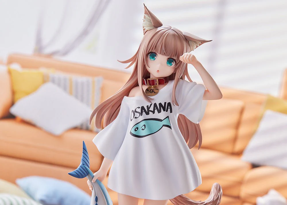 [Pre-order] Uchi no Neko ga Onnanoko de Kawaii - Kinako (Good Morning Ver.) (Regular & LIMITED EDITION)1/6 Scale Figure Goldenhead - Image 13