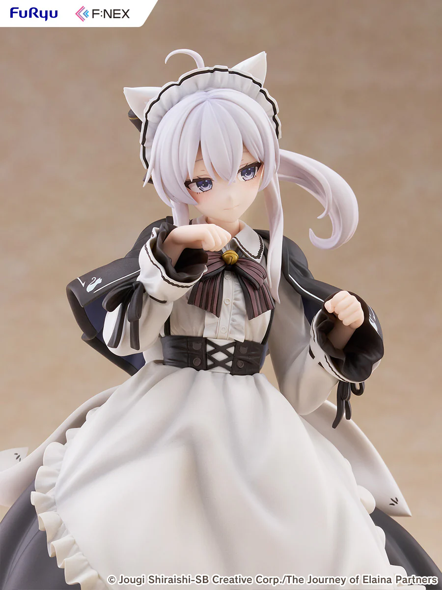 [Pre-order] Wandering Witch: The Journey of Elaina - Elaina (Cat Ear Cafe Ver.) 1/7 Scale Figure FuRyu Corporation - Image 14