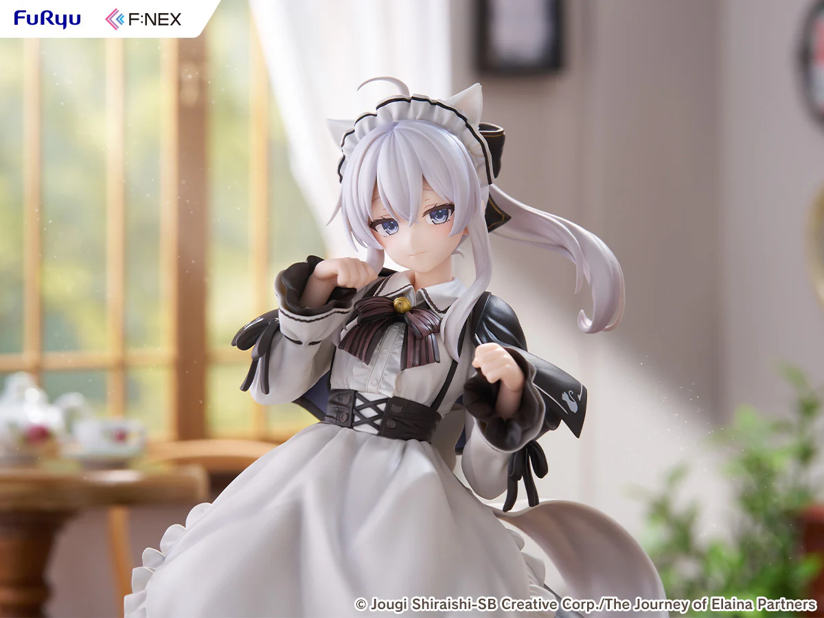 [Pre-order] Wandering Witch: The Journey of Elaina - Elaina (Cat Ear Cafe Ver.) 1/7 Scale Figure FuRyu Corporation - Image 4