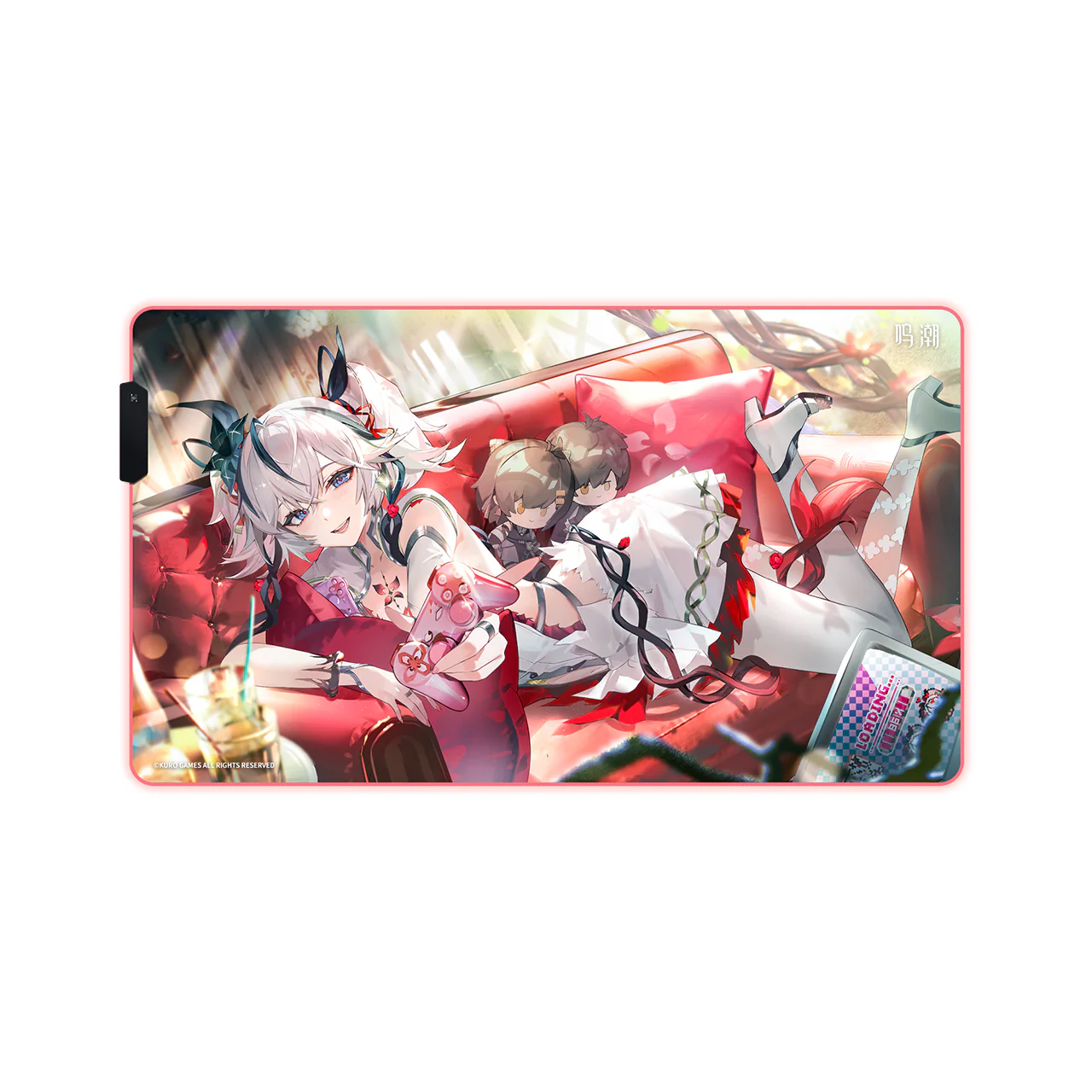 Wuthering Waves - Camellya Resonator Themed RGB Glowing Mouse Pad KURO GAMES - Image 2