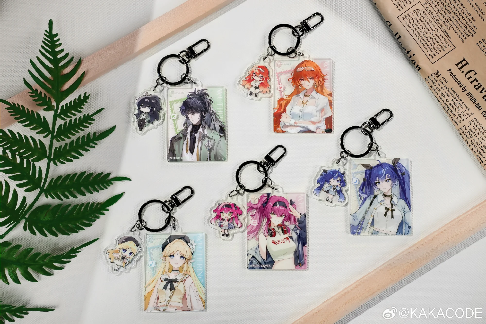 [Pre-order] Wuthering Waves - Clear Sky Resonance Themed Acrylic Charm KAKACODE