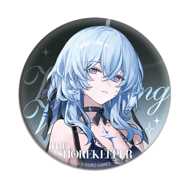 [Pre-order] Wuthering Waves - Focused Freeze Series Character Glitter Badge Karasumaya - Image 4