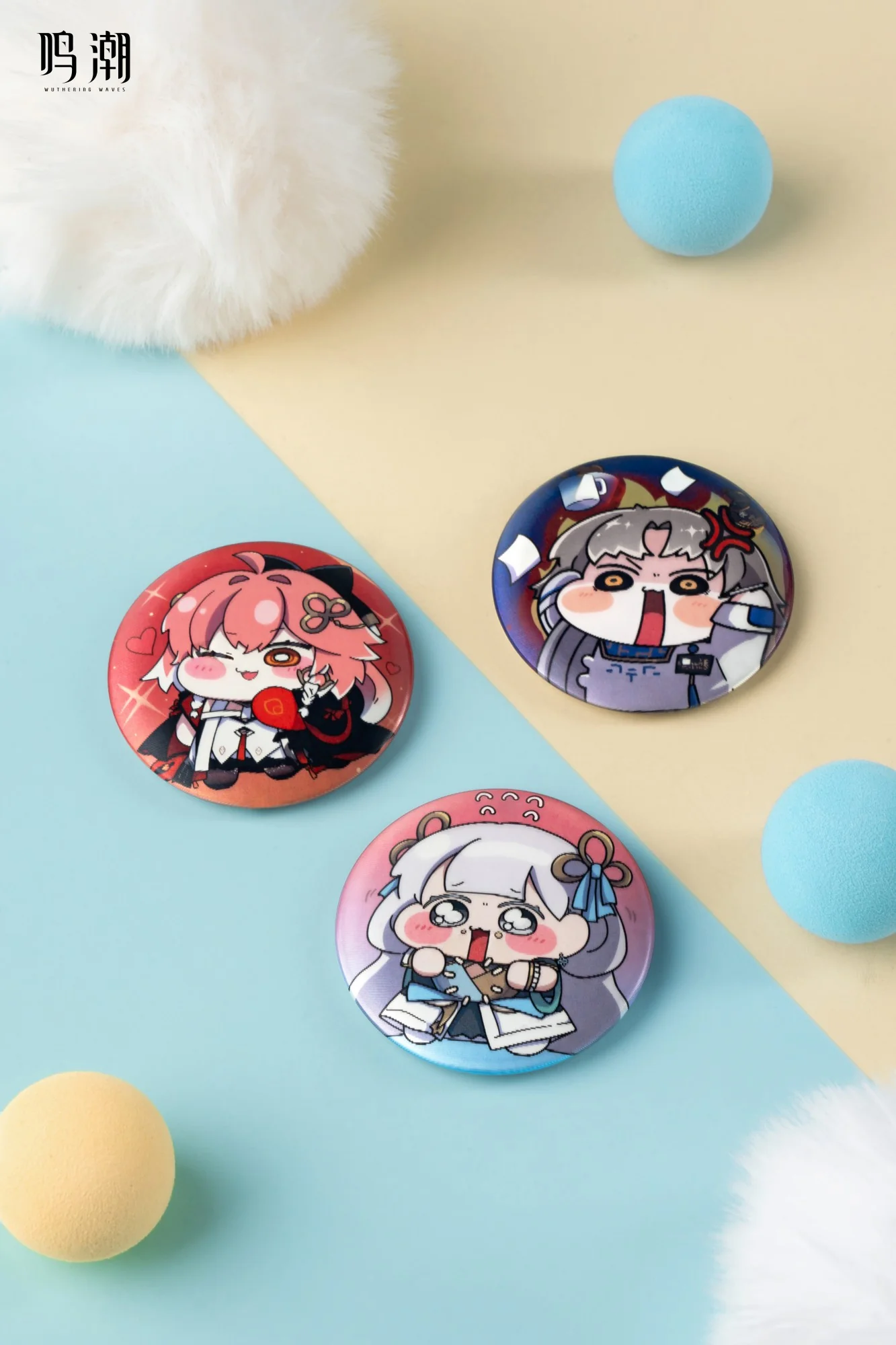 [Pre-order] Wuthering Waves - Resonator Theme Chibi Lenticular Badge KURO GAMES - Image 4