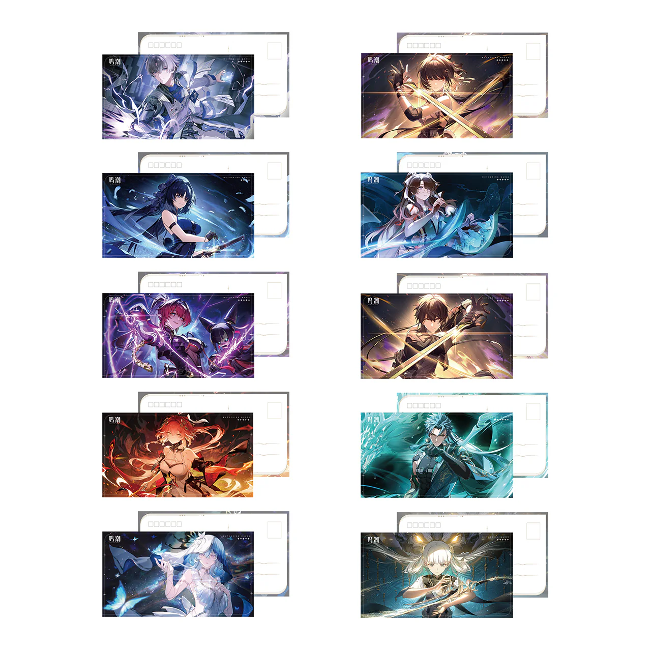 Wuthering Waves - Resonaor Themed Illustrated Postcard Set KURO GAMES - Image 7