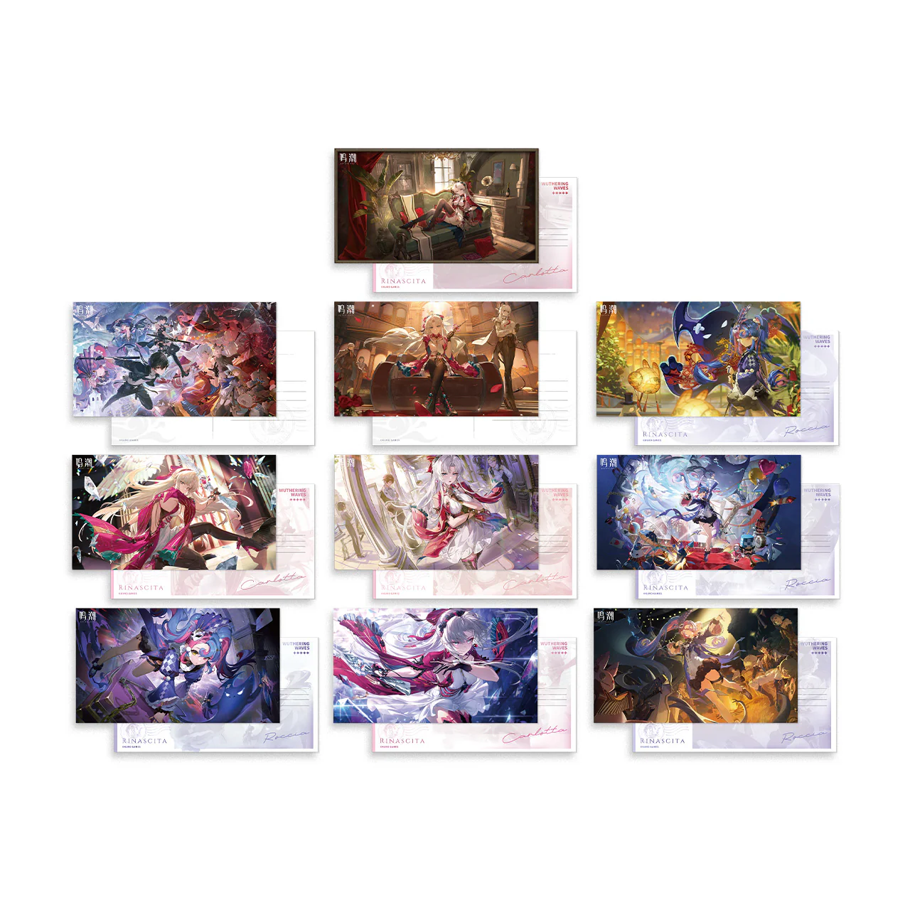 Wuthering Waves - Resonaor Themed Illustrated Postcard Set KURO GAMES - Image 8