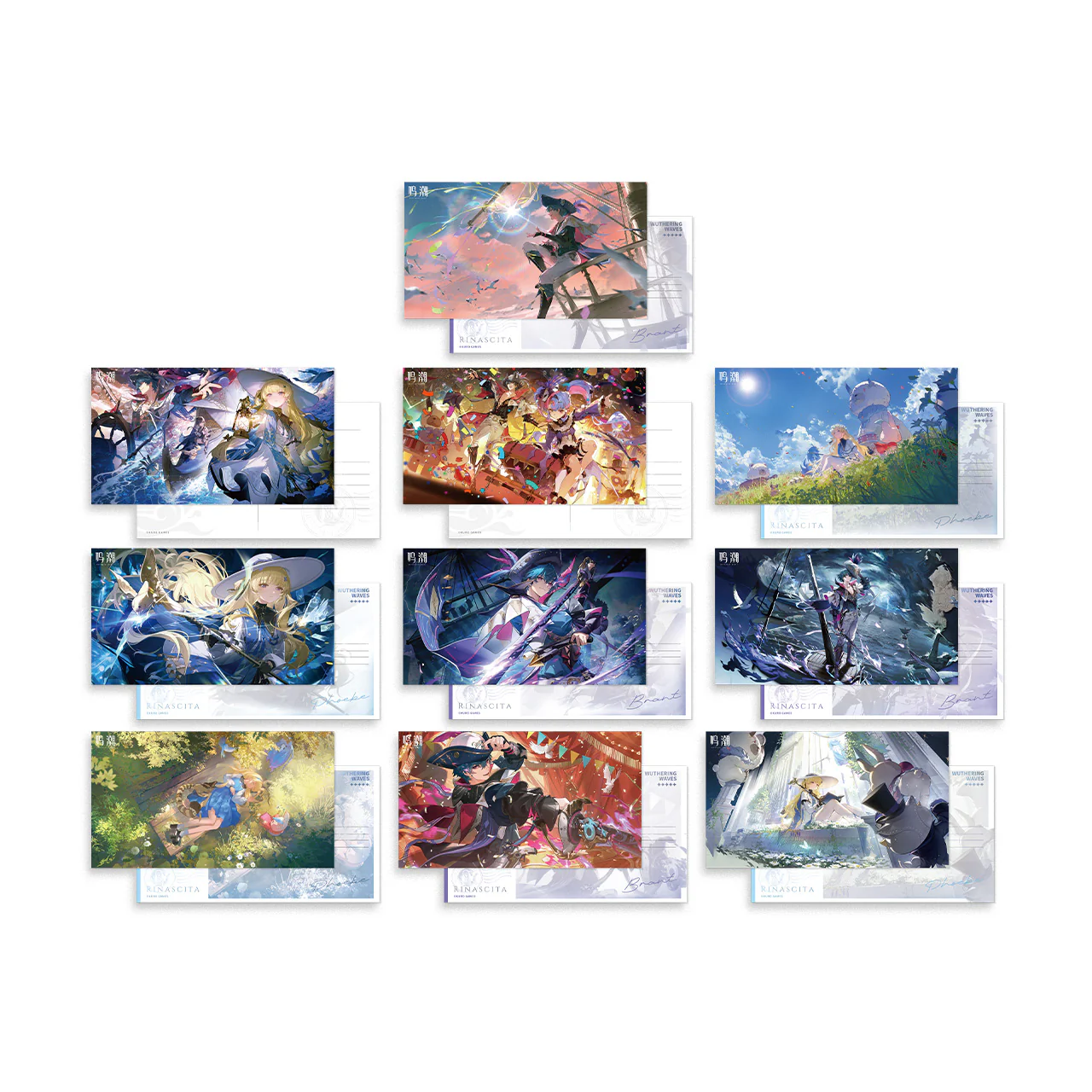 Wuthering Waves - Resonaor Themed Illustrated Postcard Set KURO GAMES - Image 9
