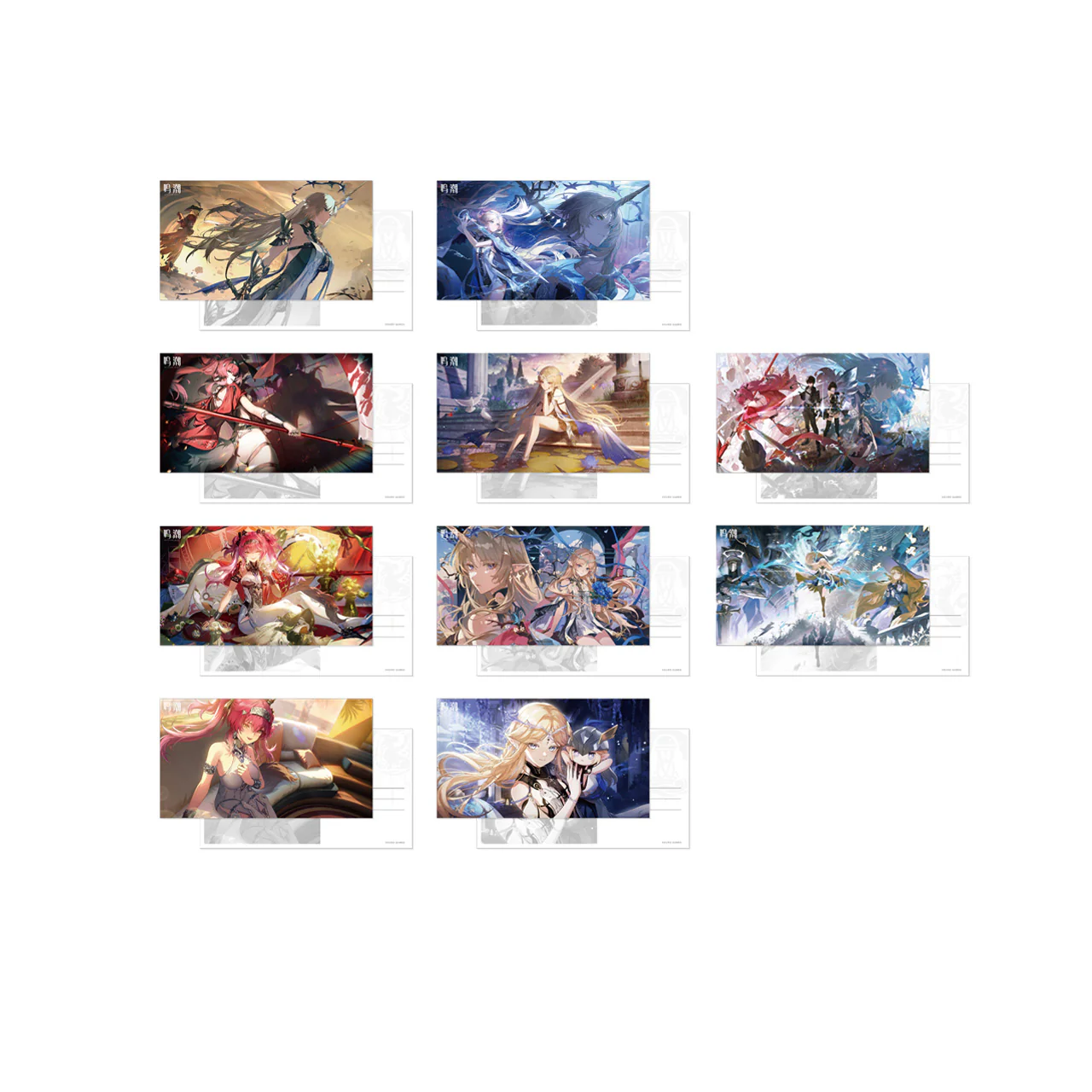 [Pre-order] Wuthering Waves - Resonator Themed Illustrated Postcard Set KURO GAMES - Image 7