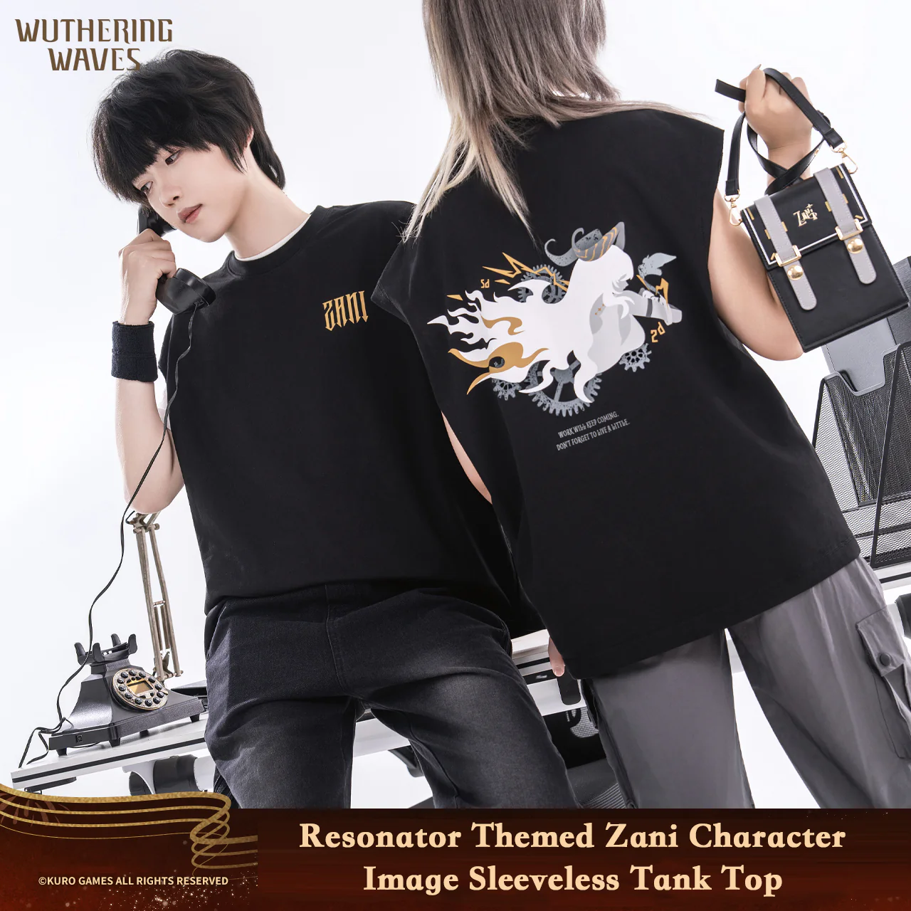 Wuthering Waves - Resonator Themed Zani Character Image Sleeveless Tank Top KURO GAMES - Image 3