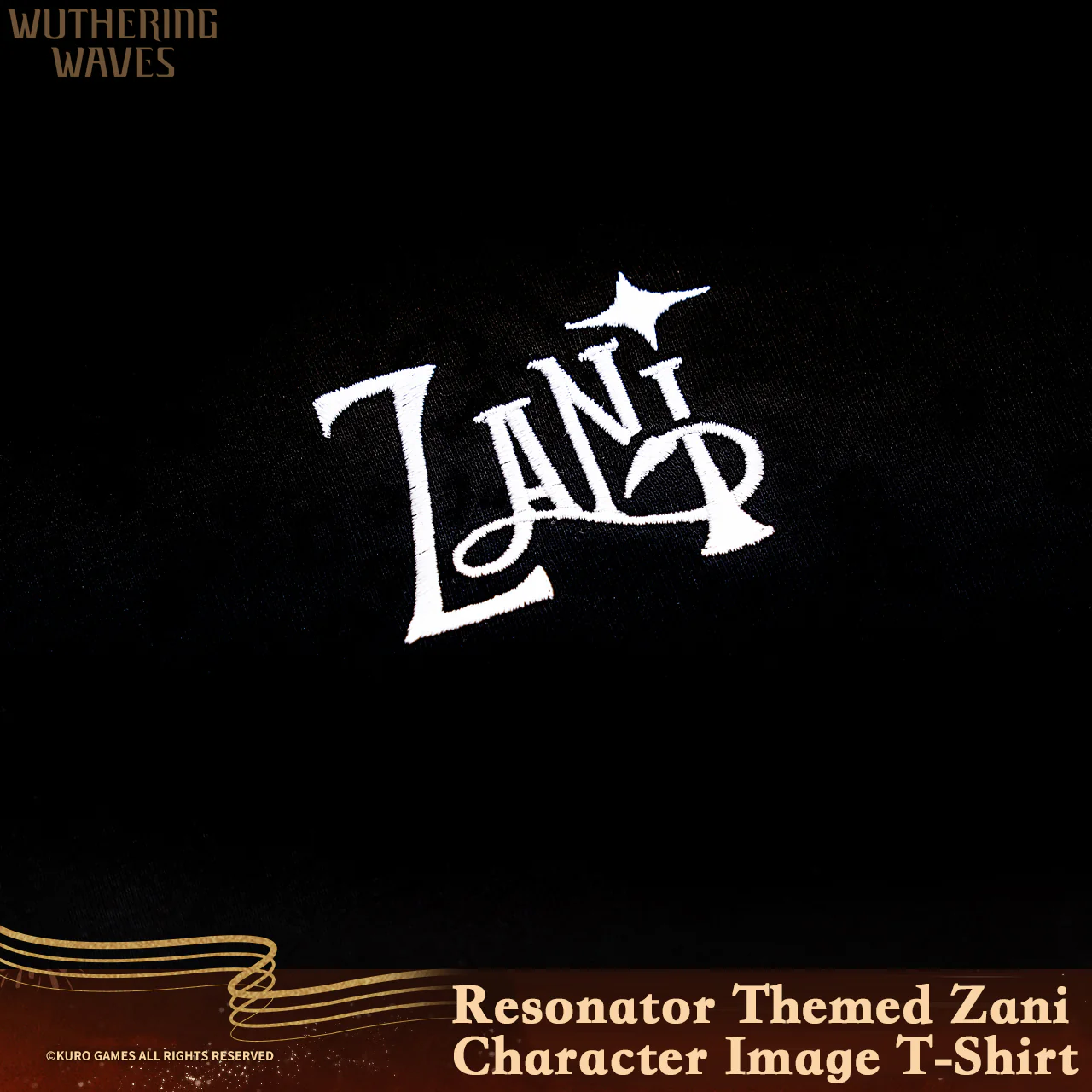 Wuthering Waves - Resonator Themed Zani Character Image T-Shirt KURO GAMES - Image 4