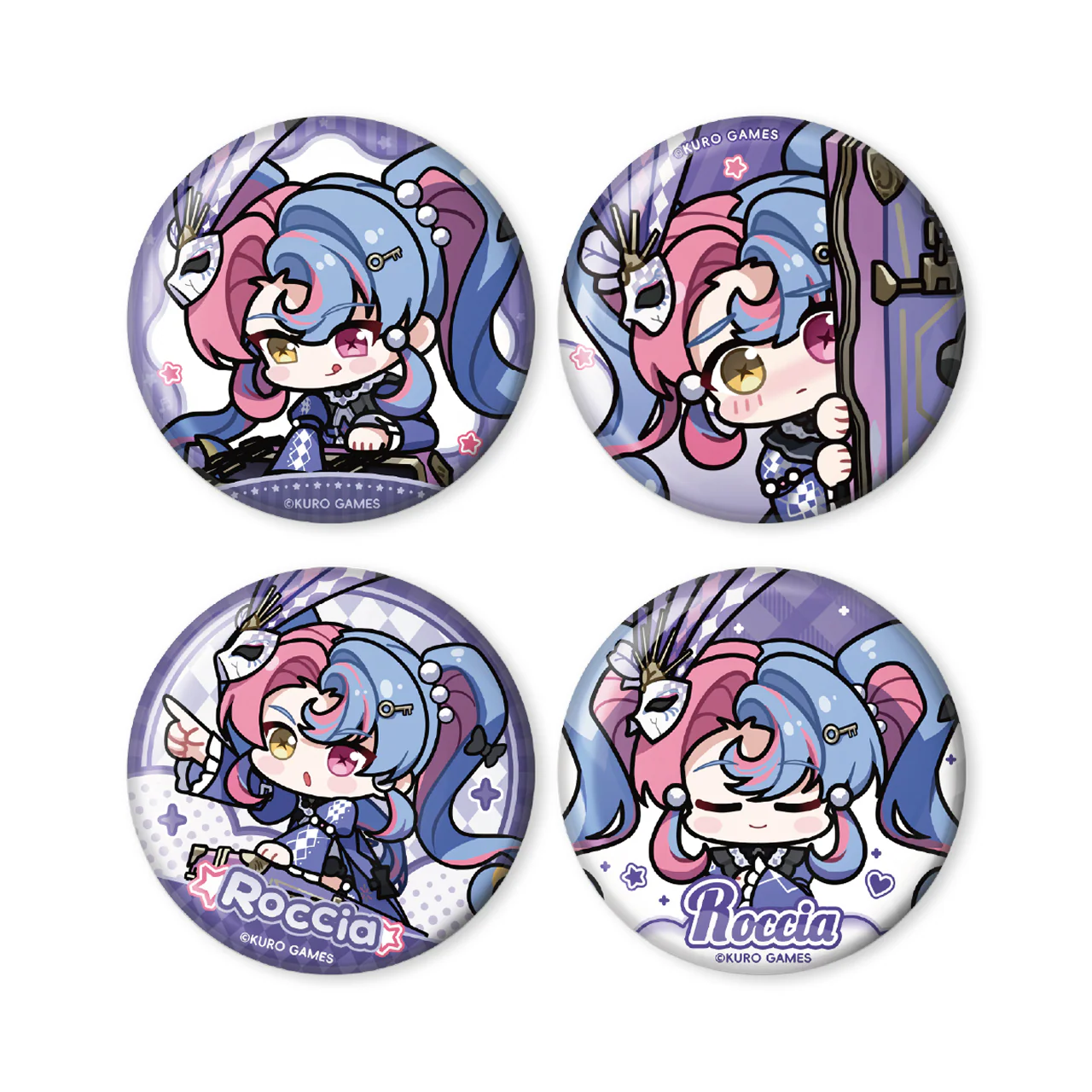 [Pre-order] Wuthering Waves - Sticker Series Mini Badge Set KURO GAMES - Image 6