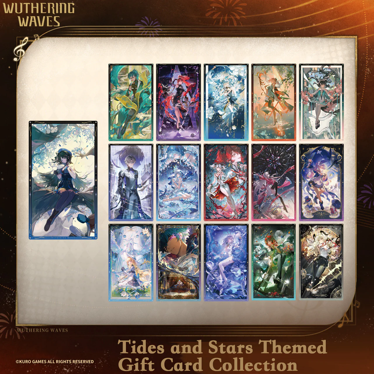 Wuthering Waves - Tides and Stars Themed Gift Card Collection KURO GAMES - Image 2
