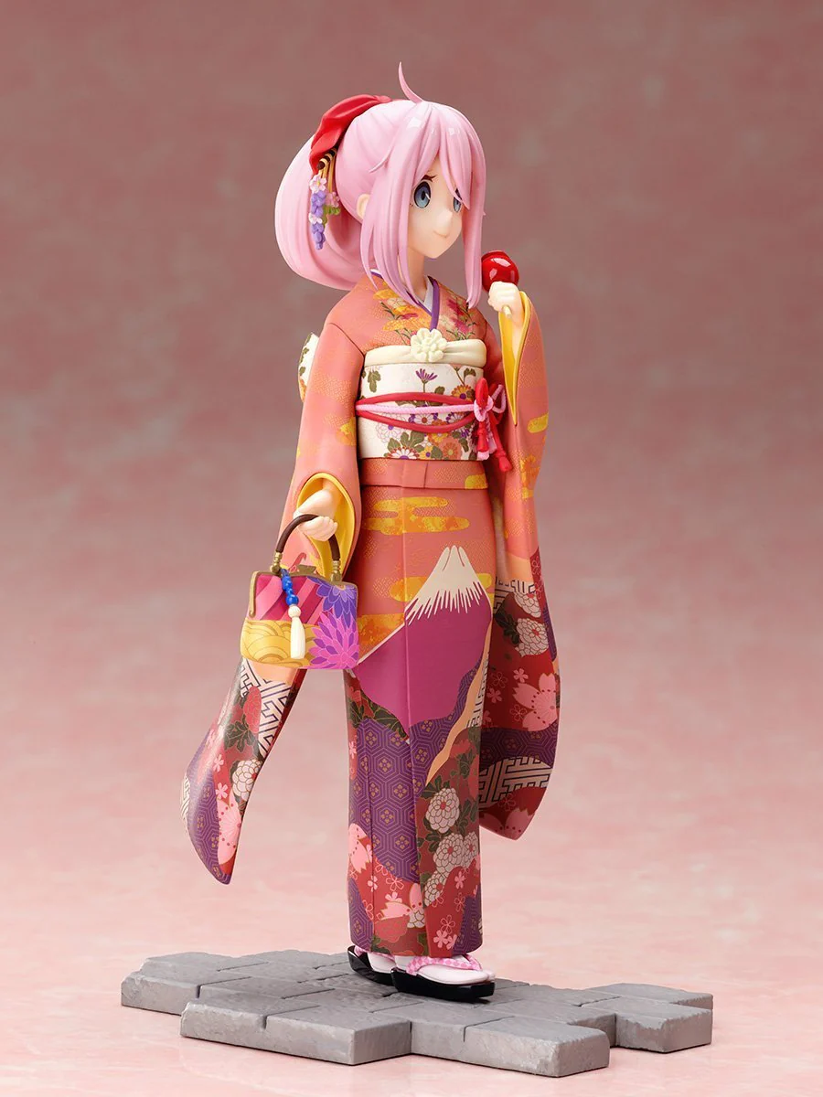 [Pre-order] Yuru Camp - Nadeshiko Kagamihara (Furisode ver.) 1/7 Scale Figure FURYU - Image 4