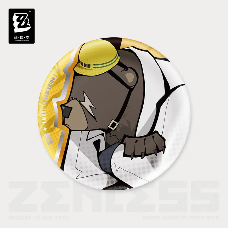 Zenless Zone Zero - Belobog Heavy Industries Chibi Badge miHoYo - Image 3