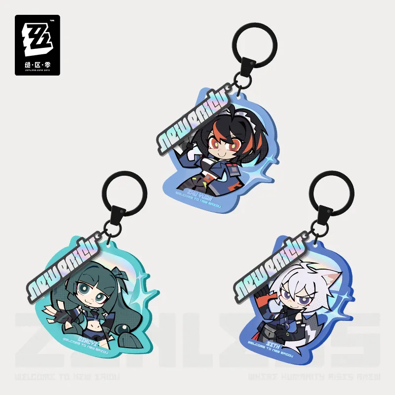 Zenless Zone Zero - Criminal Investigation Special Response Team Chibi Acrylic Keychain miHoYo