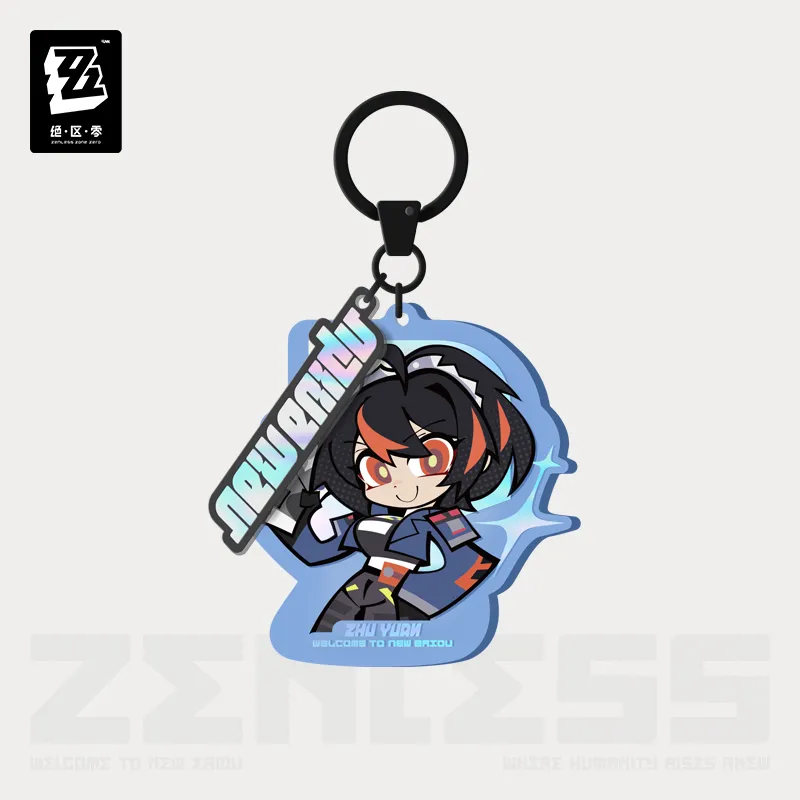 Zenless Zone Zero - Criminal Investigation Special Response Team Chibi Acrylic Keychain miHoYo - Image 2
