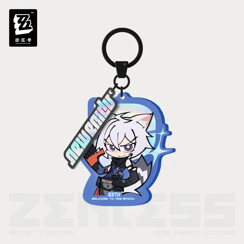 Zenless Zone Zero - Criminal Investigation Special Response Team Chibi Acrylic Keychain miHoYo - Image 3
