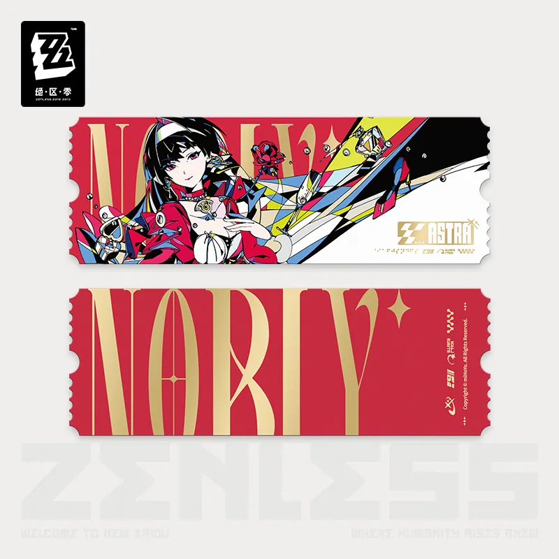 Zenless Zone Zero - Stars Of Lyra Series Astra Live Collectible Ticket Set miHoYo - Image 5