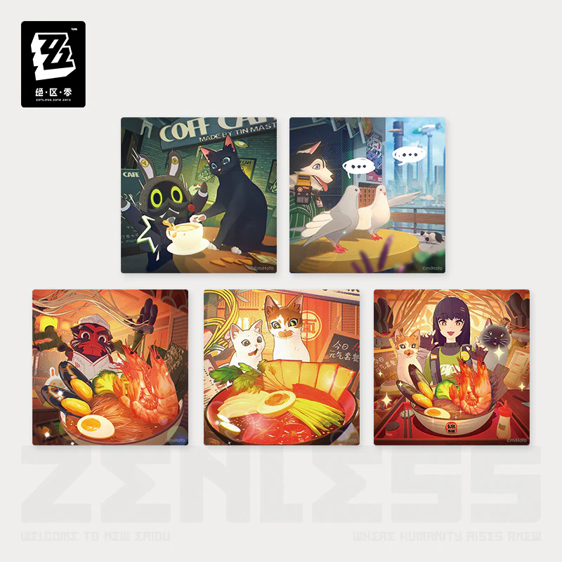 Zenless Zone Zero - Victoria Housekeeping Series Collection Transparent Card Set miHoYo