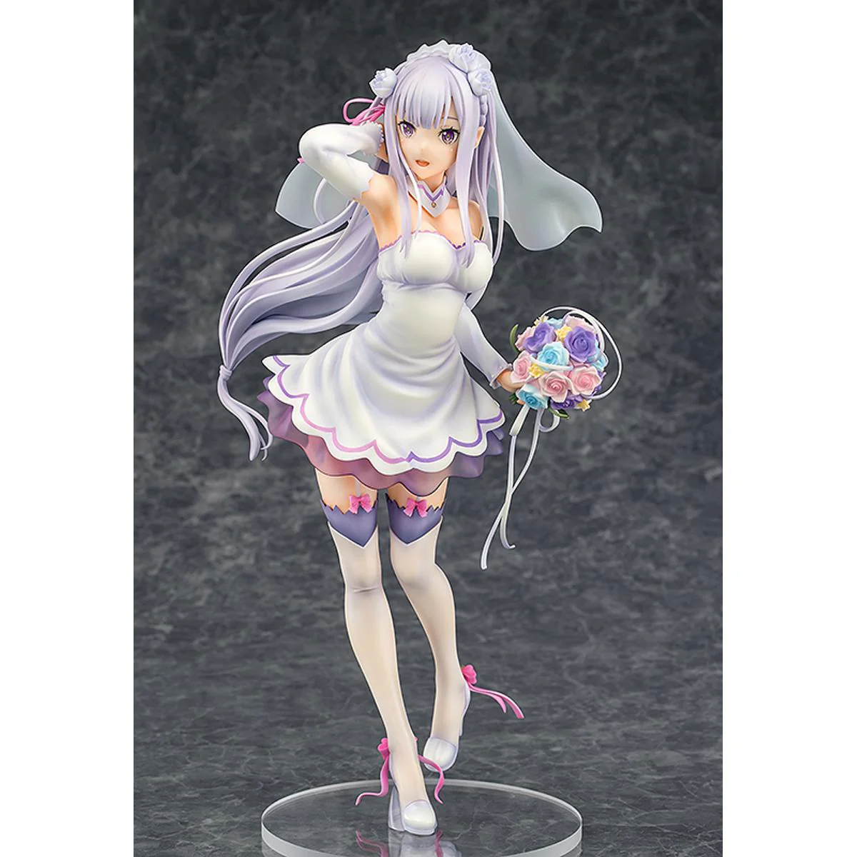 [Pre-order] ZERO -Starting Life in Another World - Emilia Wedding Ver. (re-run) 1/7 Scale Figure Phat Company - Image 2