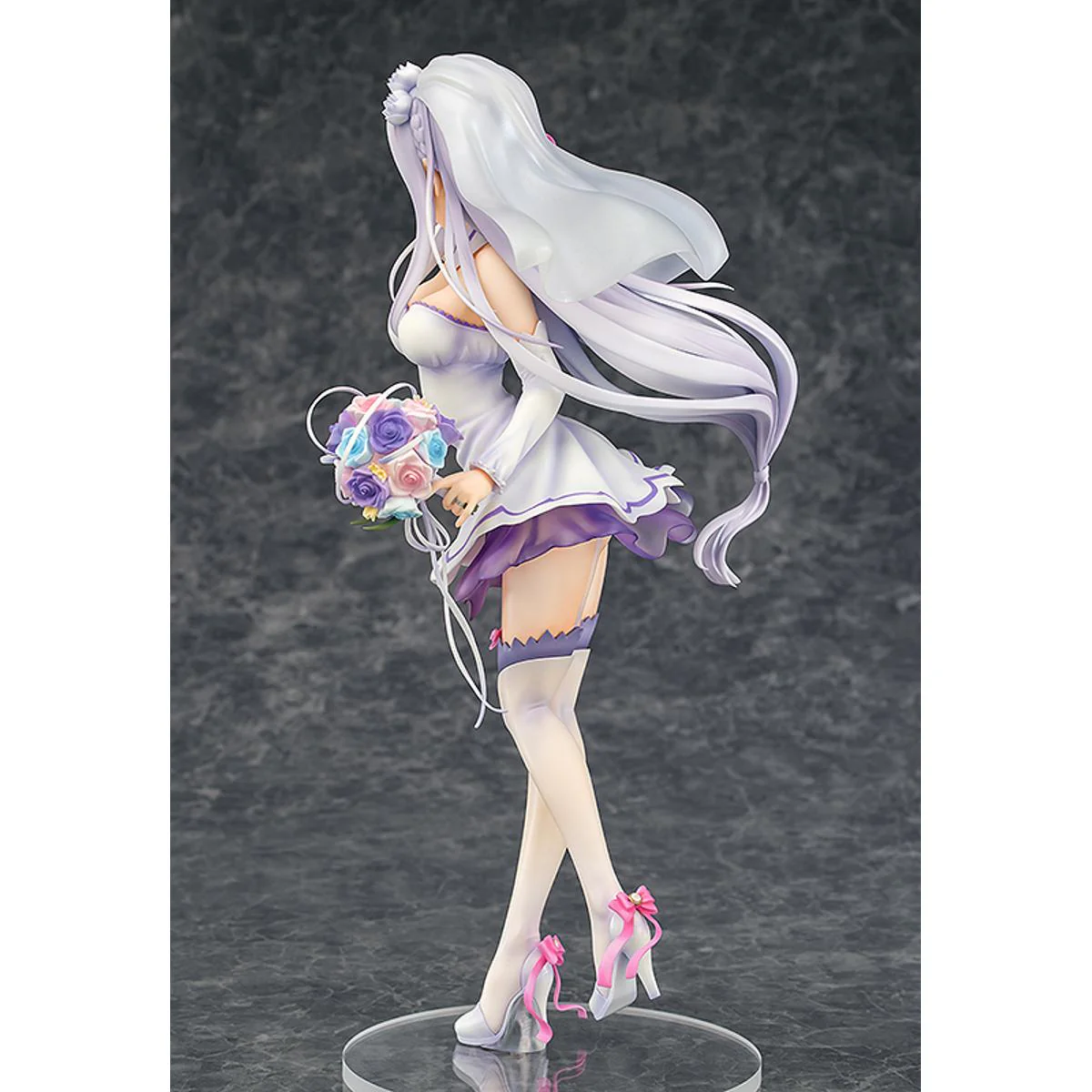 [Pre-order] ZERO -Starting Life in Another World - Emilia Wedding Ver. (re-run) 1/7 Scale Figure Phat Company - Image 3