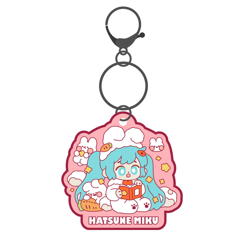 [Pre-order]Hatsune Miku - Hatsune Miku Pajama Party Rubber Keychain Moeyu - Image 7