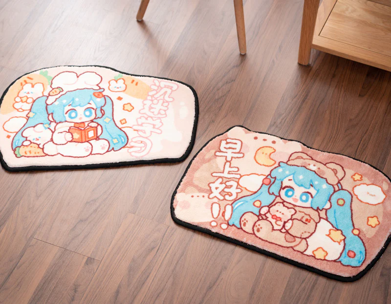Hatsune Miku - Hatsune Miku Pajama Party Rugs Moeyu - Image 4
