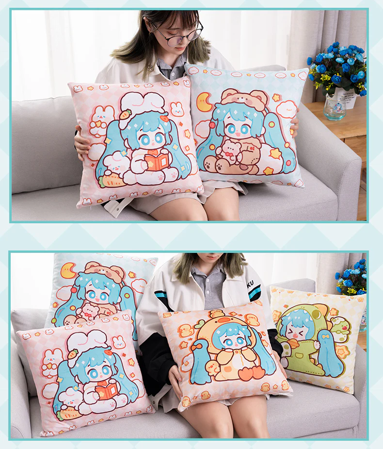 [Pre-order]Hatsune Miku - Hatsune Miku Pajama Party Throw Pillow Moeyu - Image 7
