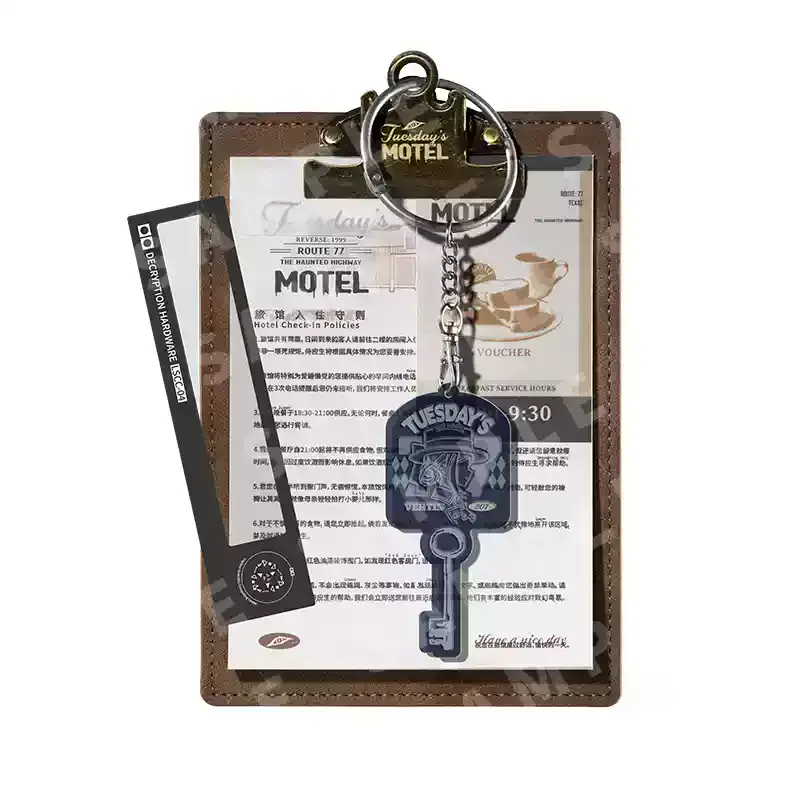 Reverse: 1999 - Motel Check in Guidelines Series Notepad BLUEPOCH - Image 6