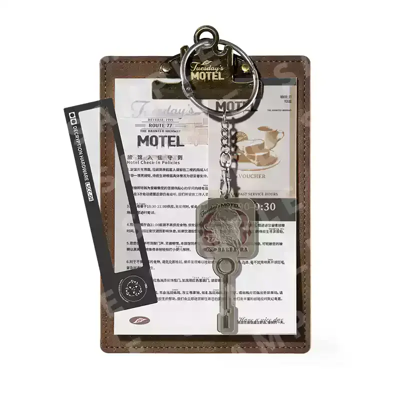 Reverse: 1999 - Motel Check in Guidelines Series Notepad BLUEPOCH - Image 7