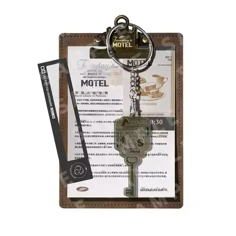 Reverse: 1999 - Motel Check in Guidelines Series Notepad BLUEPOCH - Image 8