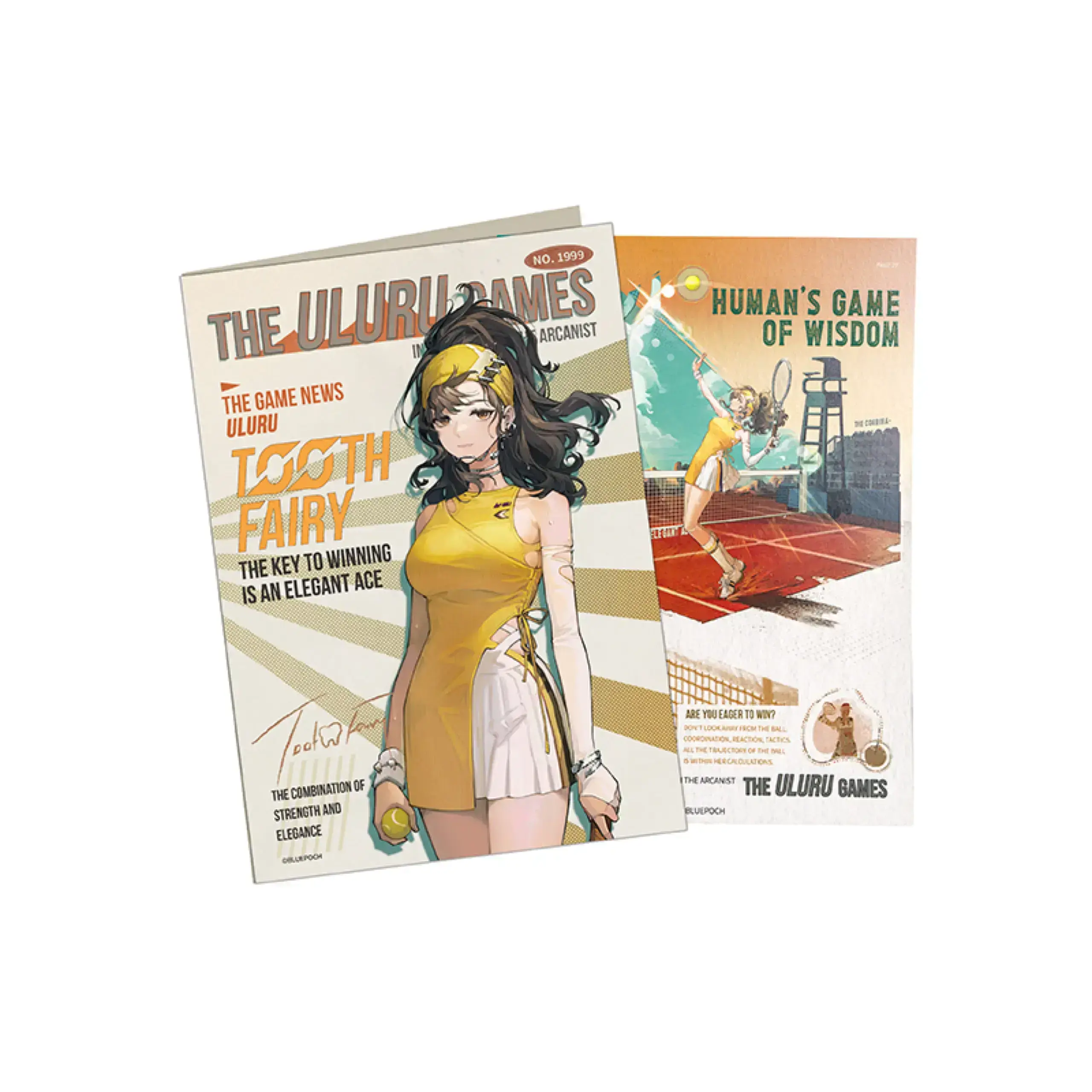 Reverse: 1999 - The Red Land Series Magazine Cutout Set BLUEPOCH - Image 3