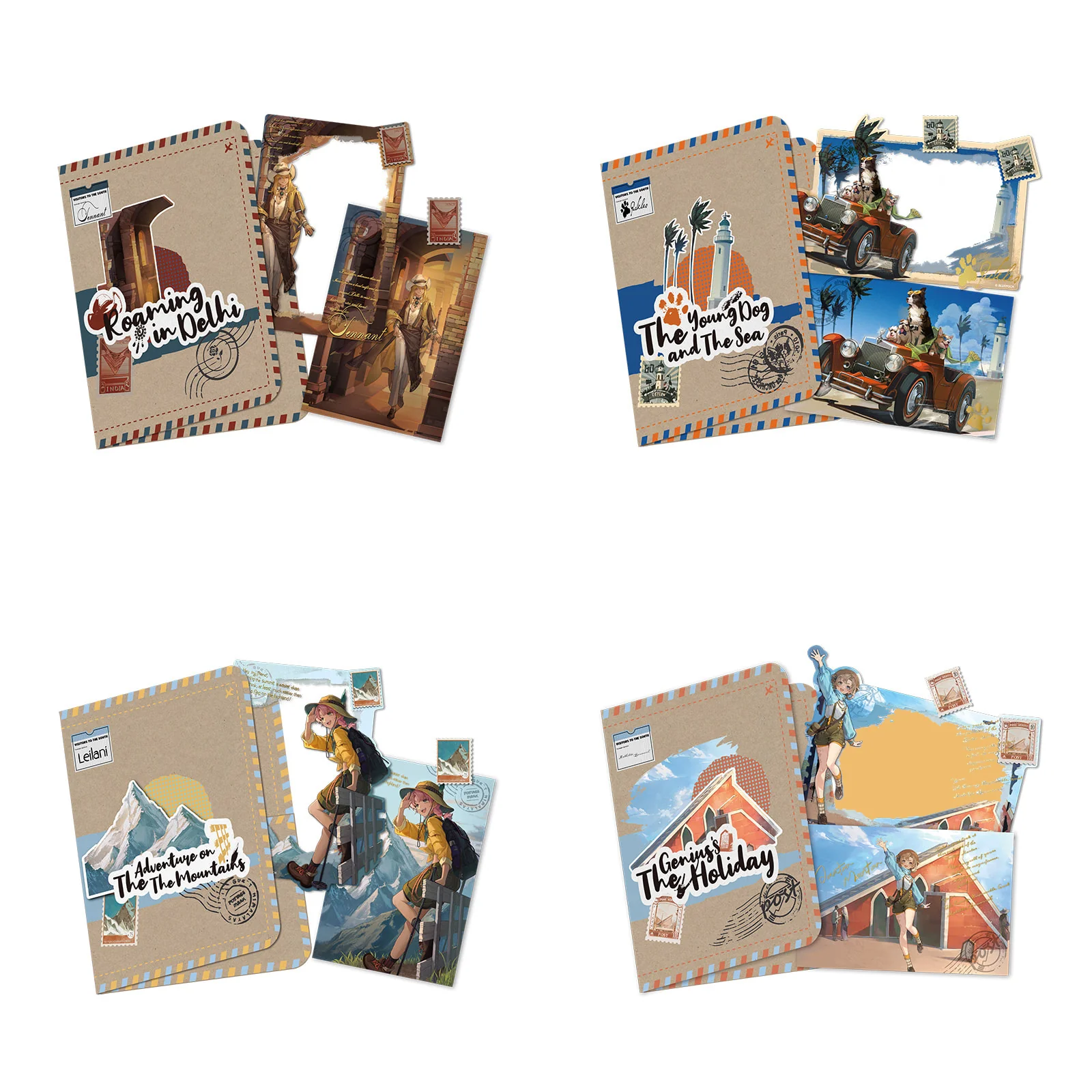 Reverse: 1999 - Vistors to the South Transparent Card BLUEPOCH