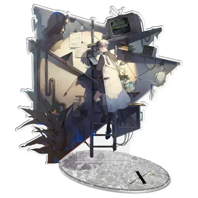 Reverse: 1999 - X Shadows in the Lake Series Acrylic Stand BLUEPOCH - Image 2