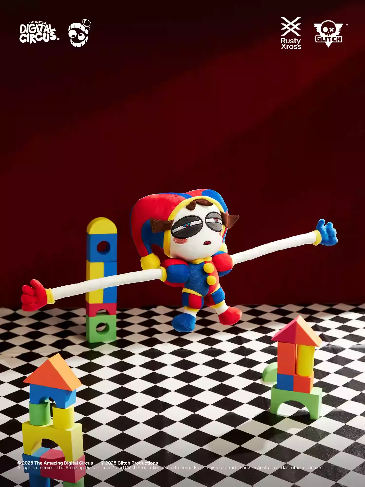 [Pre-order] TADC - Amazing Digital Circus Pomni Pulling Plushie RustyHermit - Image 2