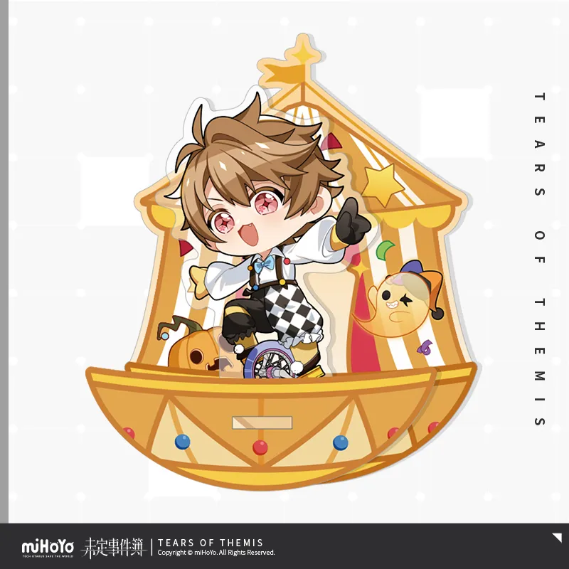 Tears of Themis - Pumpkin Adventure Series Chibi Acrylic Happy Shaker miHoYo - Image 2
