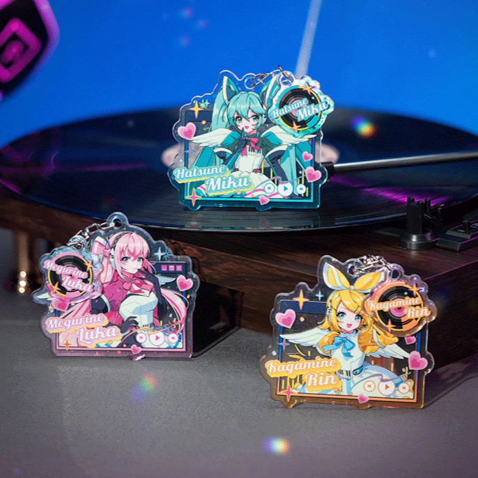 Vocaloid - Wings of the Synthwave Series Acrylic Keychain Moeyu