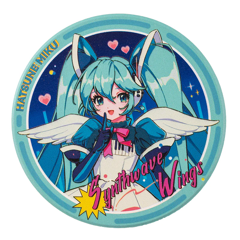 Vocaloid - Wings of the Synthwave Series Ceramic Coaster Moeyu - Image 6